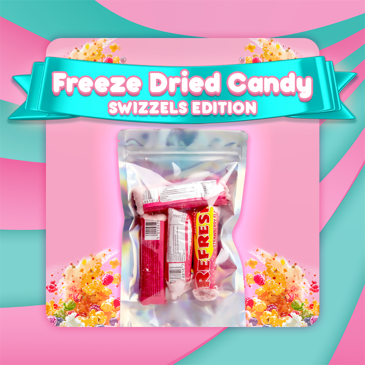 Tubbees Freeze Dried Sweets, Freeze Dried Skittles, Starburst, Squashies and MORE! UK Made, Candy, Snacks