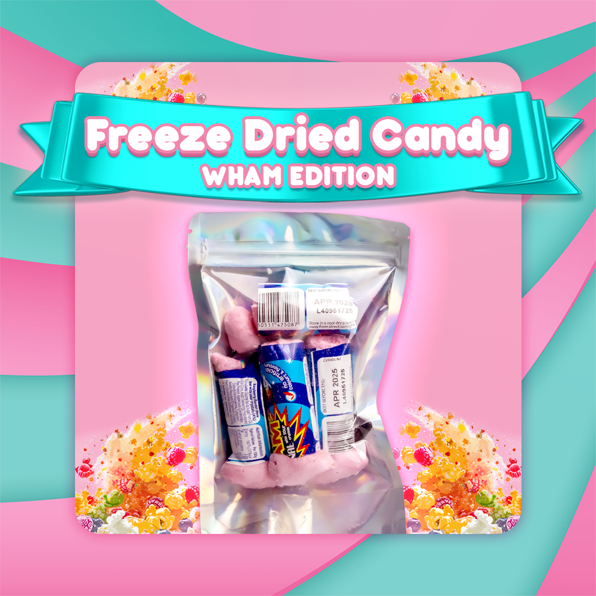 Tubbees Freeze Dried Sweets, Freeze Dried Skittles, Starburst, Squashies and MORE! UK Made, Candy, Snacks