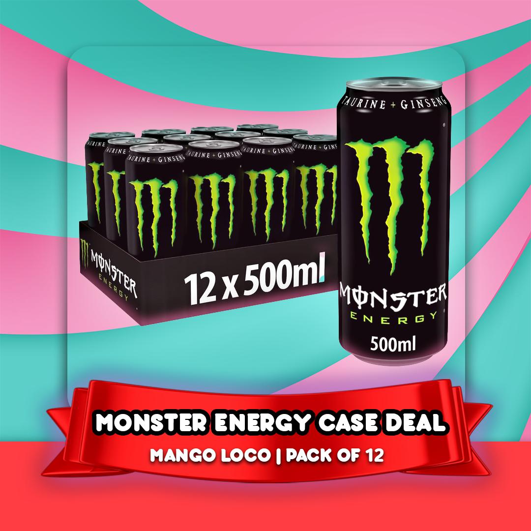 Monster 12 Pack Case, 12x500ml. All Varieties.