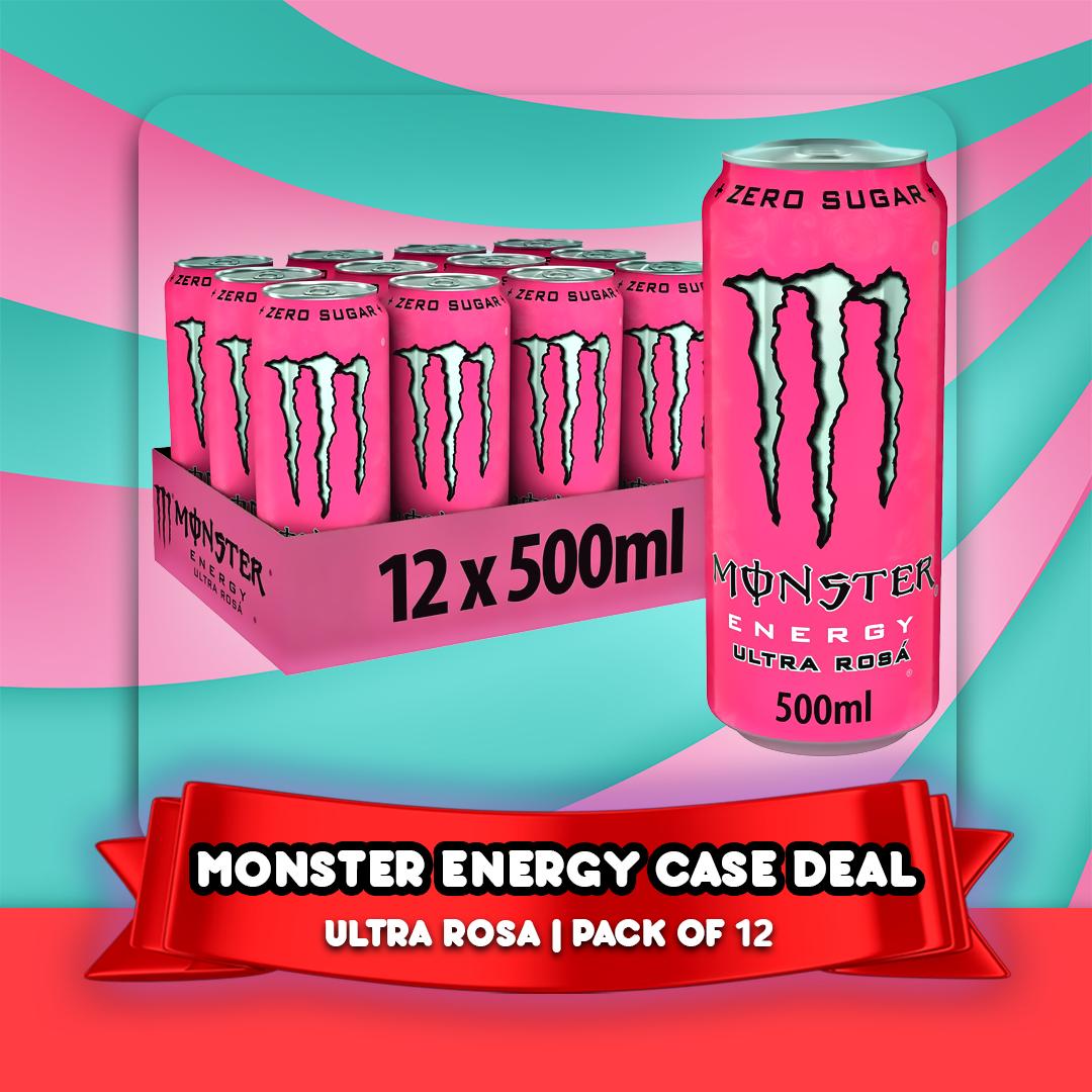 Monster 12 Pack Case, 12x500ml. All Varieties.