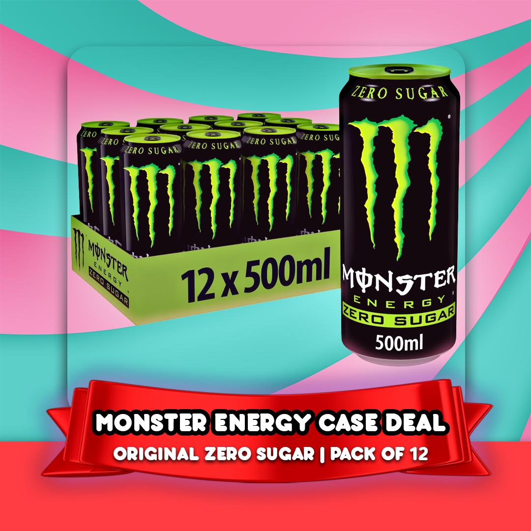 Monster 12 Pack Case, 12x500ml. All Varieties.