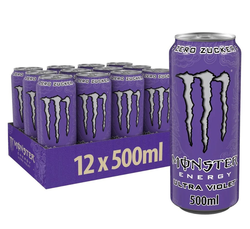 Monster 12 Pack Case, 12x500ml. All Varieties.