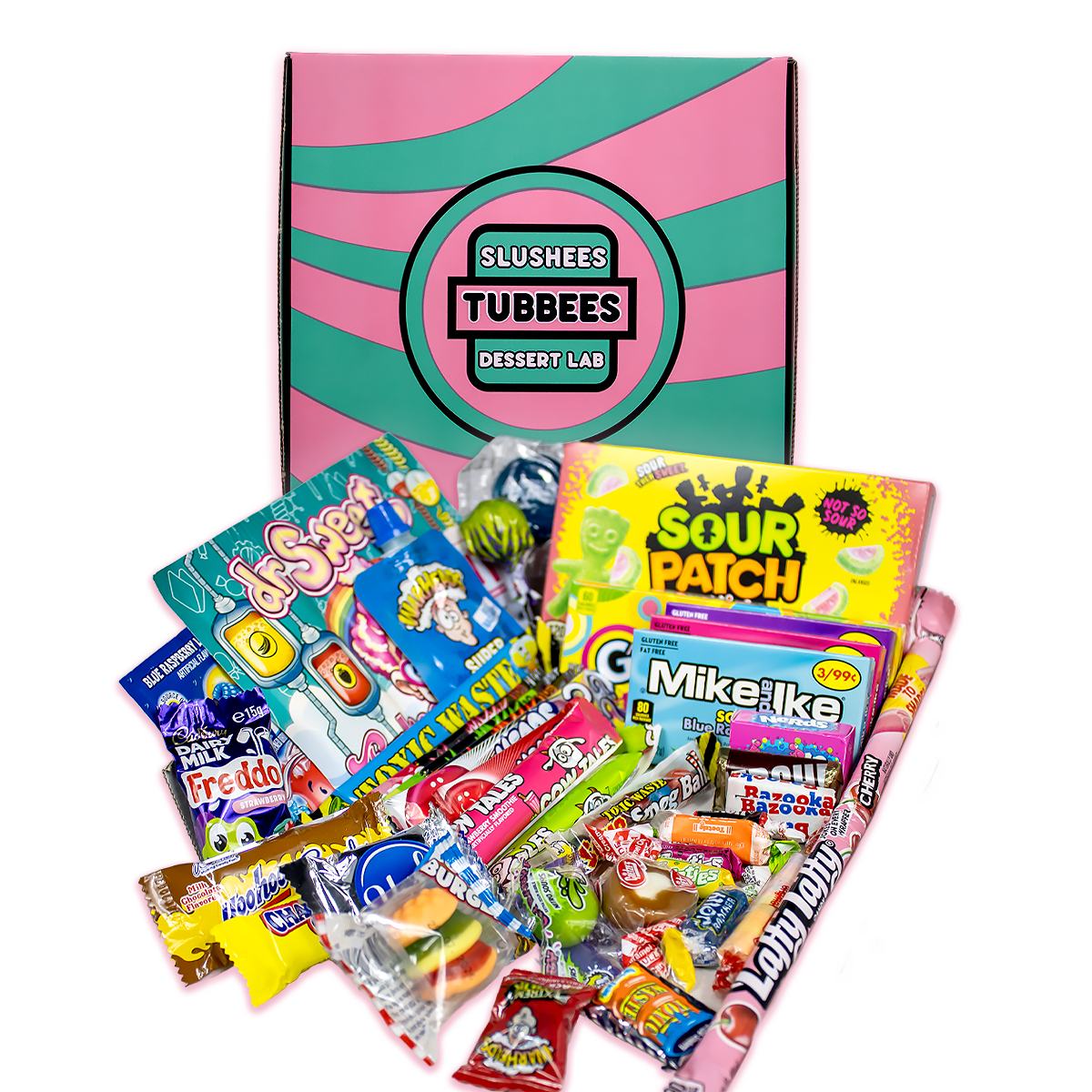 Tubbees World Import Box, Over 40 Items All Imported From Around The World, Snacks, Sweets