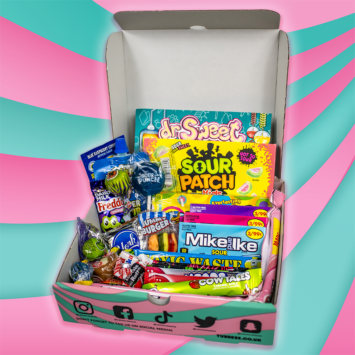 Tubbees World Import Box, Over 40 Items All Imported From Around The World, Snacks, Sweets