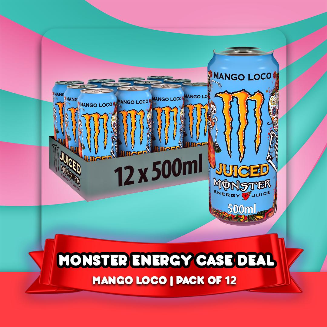 Monster 12 Pack Case, 12x500ml. All Varieties.