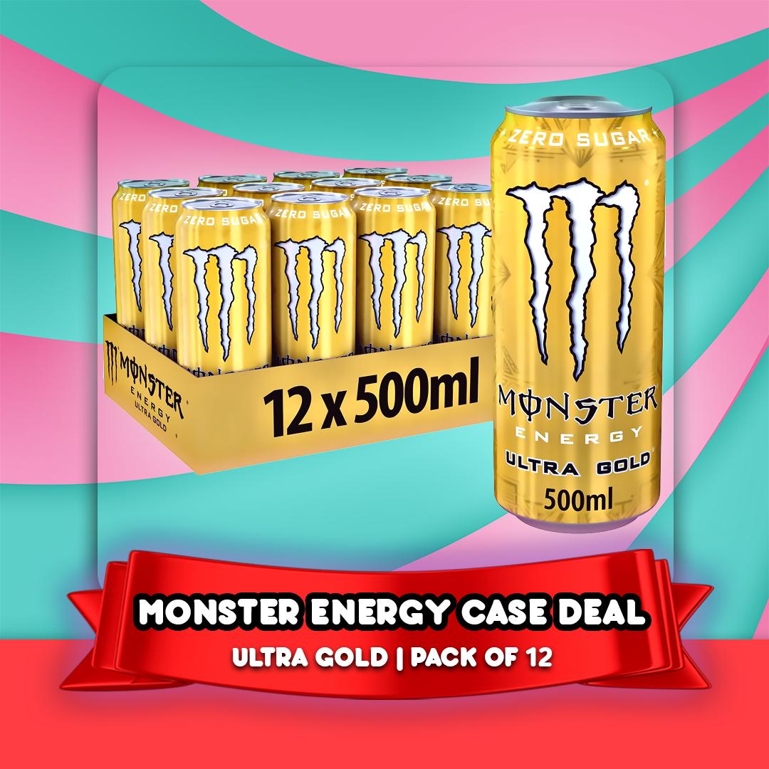 Monster 12 Pack Case, 12x500ml. All Varieties.