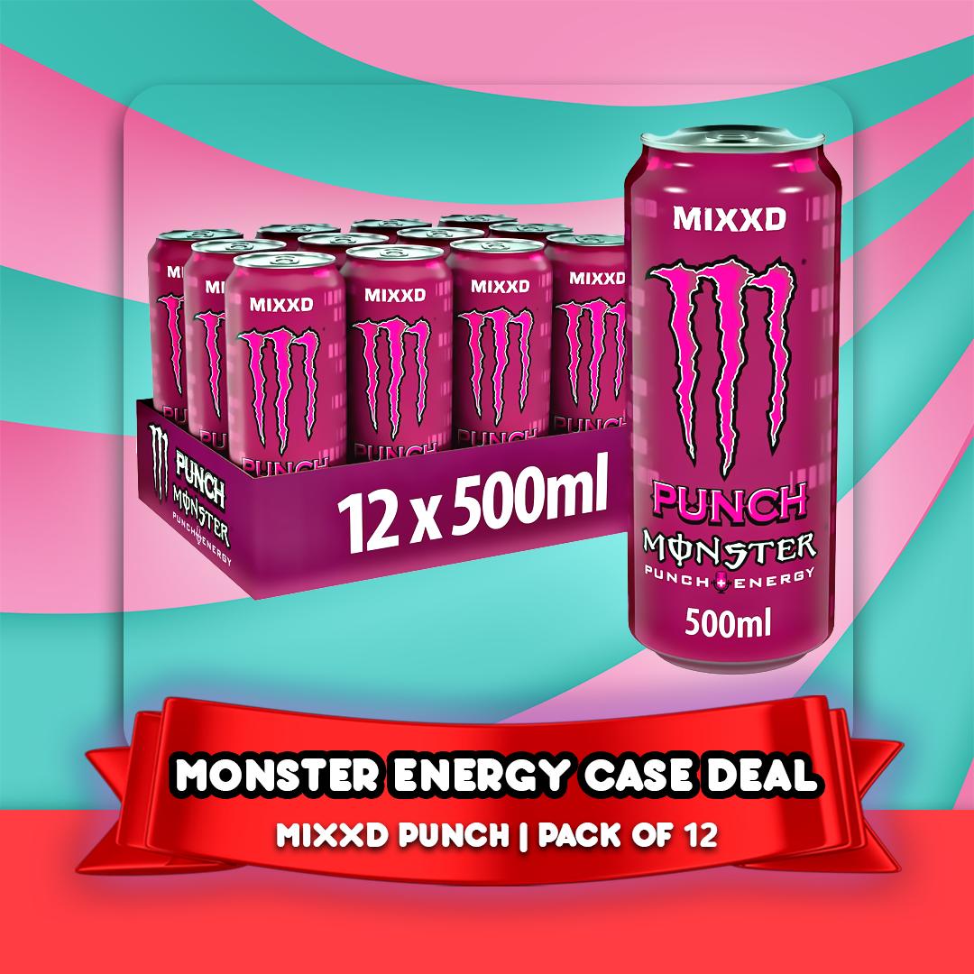 Monster 12 Pack Case, 12x500ml. All Varieties.