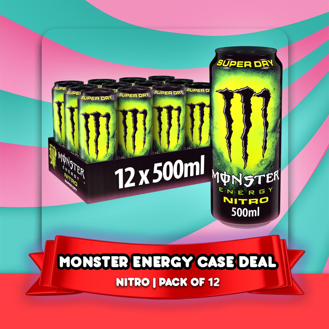 Monster 12 Pack Case, 12x500ml. All Varieties.