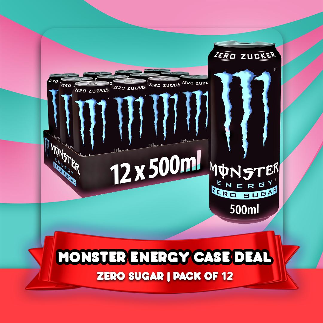 Monster 12 Pack Case, 12x500ml. All Varieties.