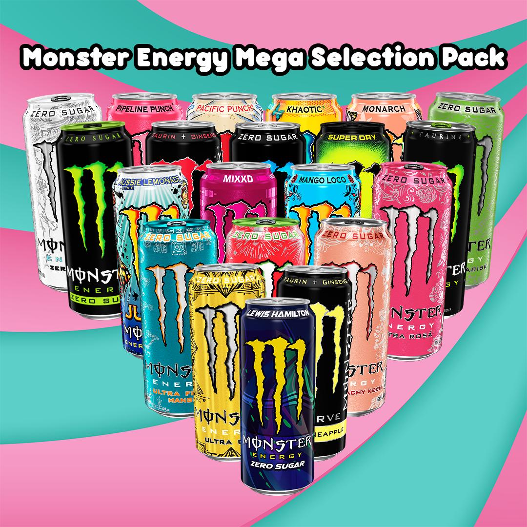 Monster 12 Pack Case, 12x500ml. All Varieties.