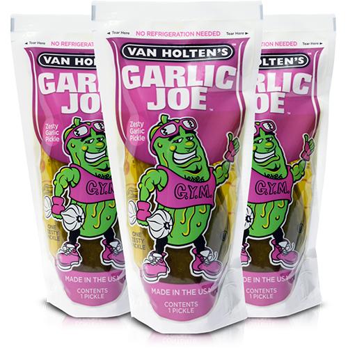 Van Hotlen Pickle, 3 Pack, King Size Pickle, Hot Mama, Big Papa, Garlic Joe