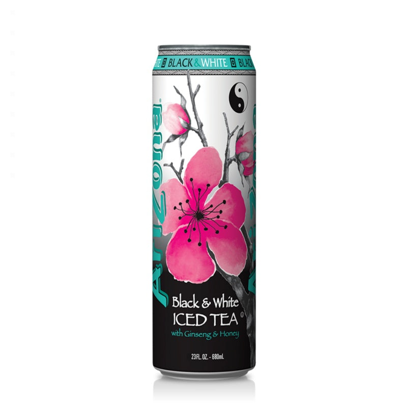 ARIZONA BLACK & WHITE ICED TEA 680ml