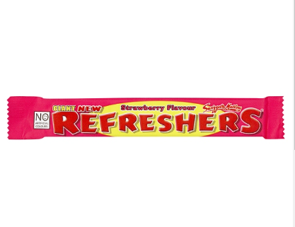 Swizzels Refresher Chew Bars, Case of 60 Bars, Multiple Flavours Available