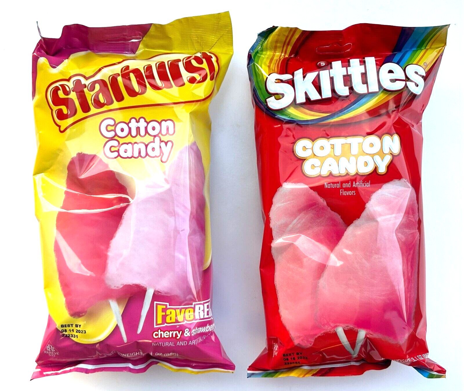 Starburst Skittles Cotton Candy Bags 88g Single USA Import Bag