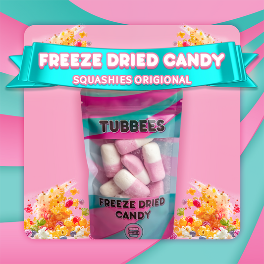 Tubbees Squashies Original Freeze Dried Candy, UK Made, Candy & Sweets! Single Bag