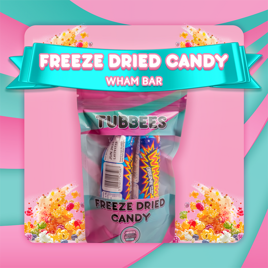 Tubbees Wham Bar Freeze Dried Candy, UK Made, Candy & Sweets! Single Bag