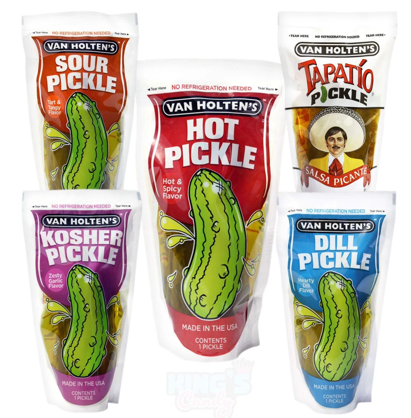 Van Holten Jumbo Pickle Bundle, 4 Jumbo Pickles, Pickle Selection