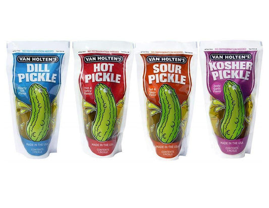 Van Holten's Large Pickle Selection Box, 4 Flavour Variety Gifting Box
