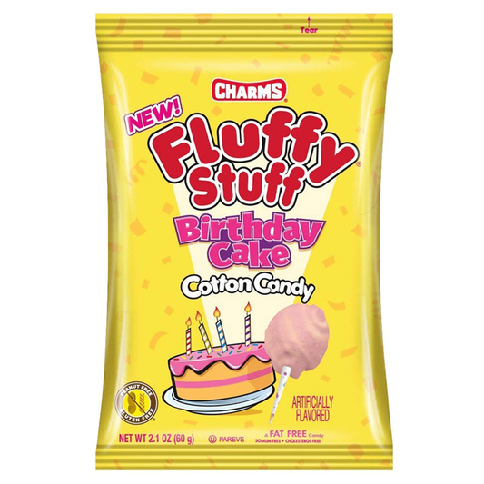 CHARMS BIRTHDAY CAKE COTTON CANDY 60G