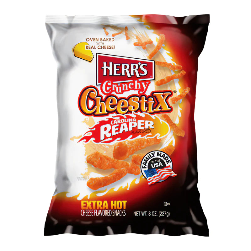 HERRS CHEESTIX CAROLINA REAPER 227G