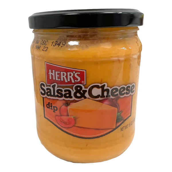 HERRS SALSA AND CHEESE DIP 425G Tubbees Tuck Shop