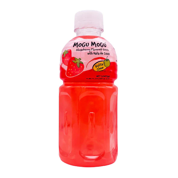 MOGU MOGU STRAWBERRY WITH NATA DE COCO 320ML