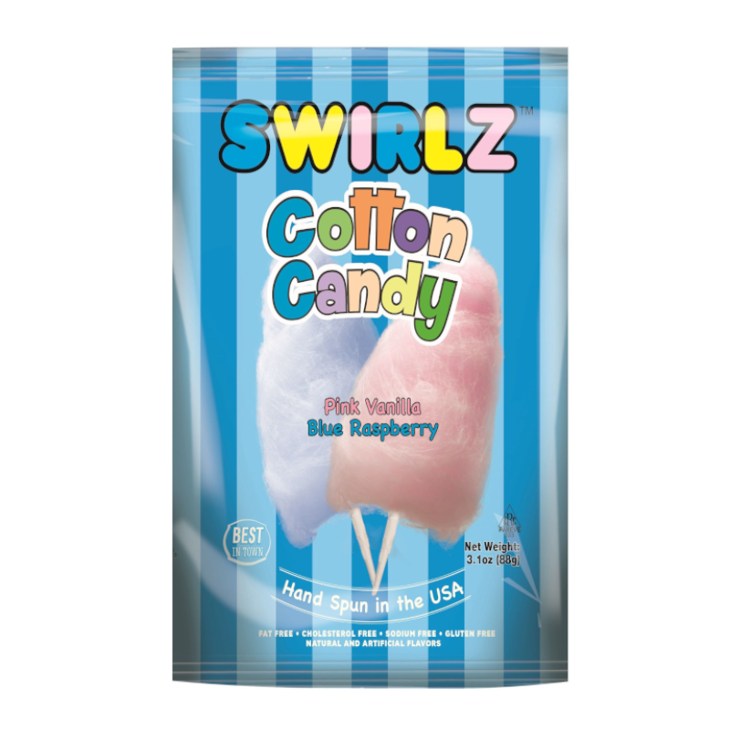 SWIRLZ COTTON CANDY PINK VAN BLUE RASP