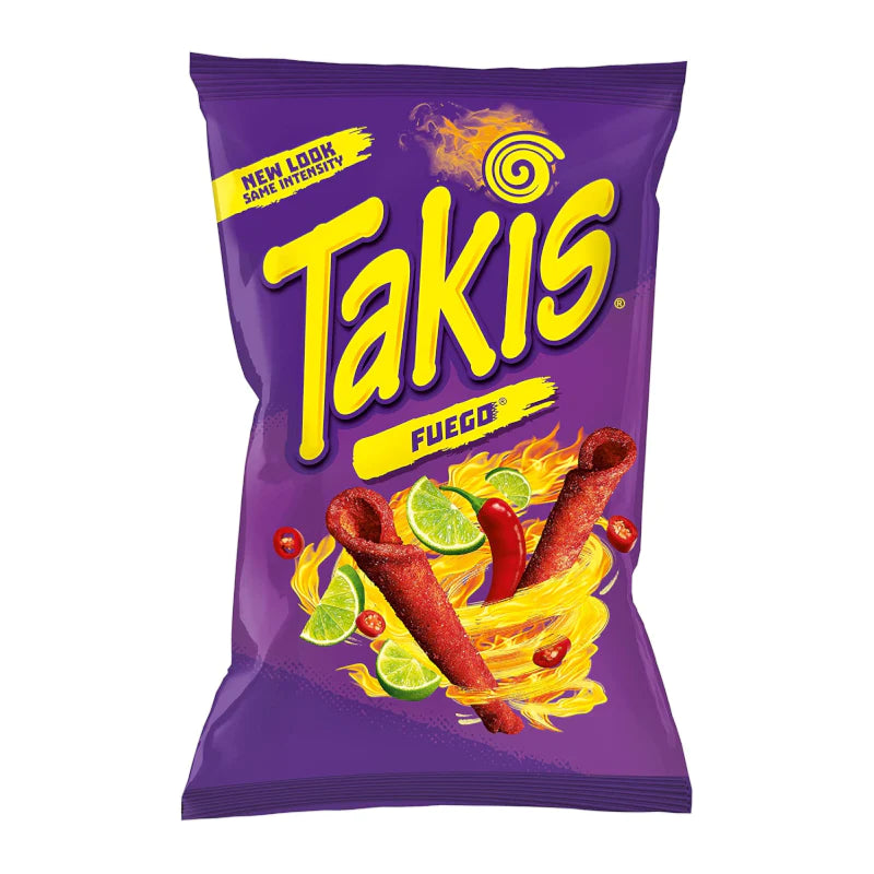 TAKIS FUEGO CHILLI AND LIME 113G SHORT DATED - JUNE-28