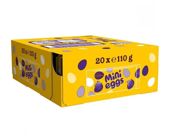 Cadbury Mini Egg Bar 110g, Case of 20 Mini Egg Bars