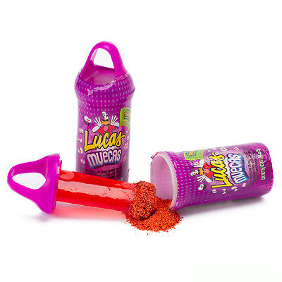 Lucas Muecas Chamoy Lollipops with Chilli Powder, Single Lollipop
